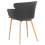 Beliani Set of 2 Dining Chairs SUMKLEY Black 8