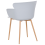 Beliani Set of 2 Dining Chairs SUMKLEY Light Grey 6