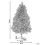 Beliani Artificial Snowy Christmas Tree BASSIE 120 cm White 3