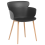Beliani Set of 2 Dining Chairs SUMKLEY Black 6