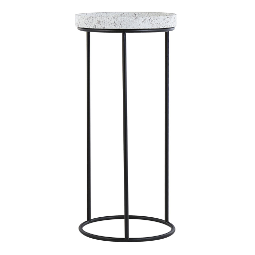 Beliani Set of 3 Side Tables TEXON Black 2