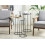 Beliani Set of 3 Side Tables TEXON Black 6
