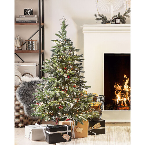 Beliani Artificial Christmas Tree DENALI 120 cm Green 1