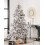 Beliani Artificial Snowy Christmas Tree TOMICHI 210 cm White 8