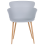 Beliani Set of 2 Dining Chairs SUMKLEY Light Grey 5