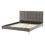 Beliani Bed Velvet AMBERT 140 x 200 cm (EU Double) Grey 10
