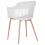 Beliani Set of 2 Dining Chairs BERECA White 6