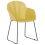 Beliani Set of 2 Dining Chairs SYLVA Yellow 4