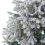 Beliani Artificial Snowy Christmas Tree FORAKER 180 cm White 4