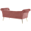 Beliani Chaise Longue NANTILLY Velvet Pink 8