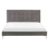 Beliani Bed Velvet AMBERT 140 x 200 cm (EU Double) Grey 9