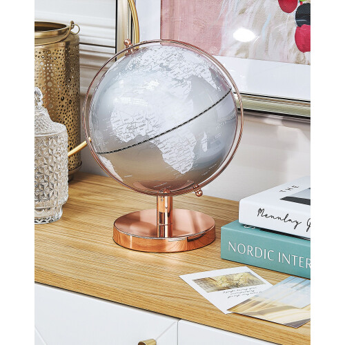 Beliani Globe CABOT 28 cm Silver 1