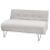 Beliani Sofa Bed 2 Seater VESTFOLD Fabric Light Grey 4