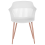 Beliani Set of 2 Dining Chairs BERECA White 5