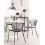Beliani Set of 2 Dining Chairs RIGBY Metal Black 2