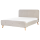 Beliani Bed Fabric RENNES 160 x 200 cm (EU King Size) Light Beige 1