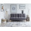 Beliani Sofa Bed 3 Seater SILJAN Fabric Dark Grey 2
