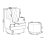 Beliani Armchair SANDSET Velvet Grey 3