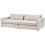 Beliani Sofa 3 Seater VINSTRA Fabric Beige 4