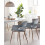 Beliani Set of 2 Dining Chairs UTICA Light Grey 2