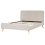 Beliani Bed Fabric RENNES 160 x 200 cm (EU King Size) Light Beige 5