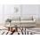 Beliani Sofa 3 Seater VINSTRA Fabric Beige 2