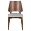 Beliani Set of 2 Dining Chairs ABEE Brown/ Grey 5