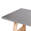 Beliani Garden Dining Table TONNARE 200 cm 100 cm Concrete Grey 5