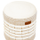 Beliani Pouffe ABTIN Jute White 4
