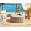 Beliani Pouffe MITHI Beige 2