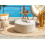 Beliani Pouffe MITHI Light Beige 2