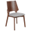 Beliani Set of 2 Dining Chairs ABEE Brown/ Grey 4