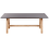 Beliani Garden Dining Table TONNARE 200 cm 100 cm Concrete Grey 4
