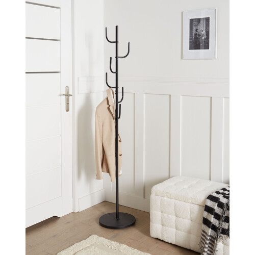 Beliani Coat Stand FLAGLER Black 1