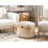 Beliani Pouffe ALUPOLA Jute Beige 2