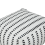 Beliani Pouffe GAJAN Fabric White 5
