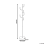 Beliani Coat Stand FLAGLER Black 3
