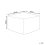 Beliani Pouffe GAJAN Fabric White 3