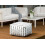 Beliani Pouffe GAJAN Fabric White 2