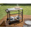 Beliani Garden Serving Trolley SPIAZZI Black Metal 2
