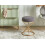 Beliani Footstool PRESHO Boucle Grey 2
