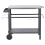 Beliani Garden Serving Trolley SPIAZZI Black Metal 4