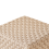 Beliani Pouffe NALLI Synthetic Material Light Beige 2