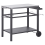 Beliani Garden Serving Trolley SPIAZZI Black Metal 5
