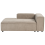 Beliani Right-Hand Chaise Longue ARDAL Corduroy Light Brown 4