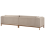 Beliani Sofa 4 Seater VENG Fabric Taupe 5