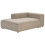 Beliani Right-Hand Chaise Longue ARDAL Corduroy Light Brown 5