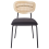Beliani Set of 2 Dining Chairs MAYETTA Metal Black 5