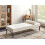 Beliani Chaise Longue CHINON Boucle White 2