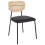Beliani Set of 2 Dining Chairs MAYETTA Metal Black 4